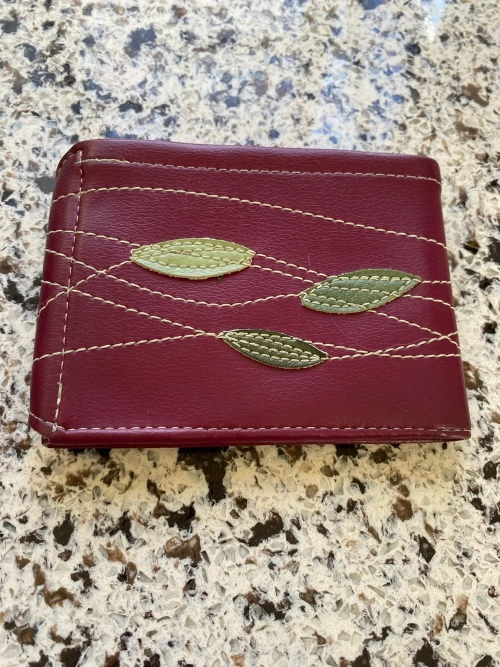 HANDCRAFTED Leather Bifold Wallet Snap Closure